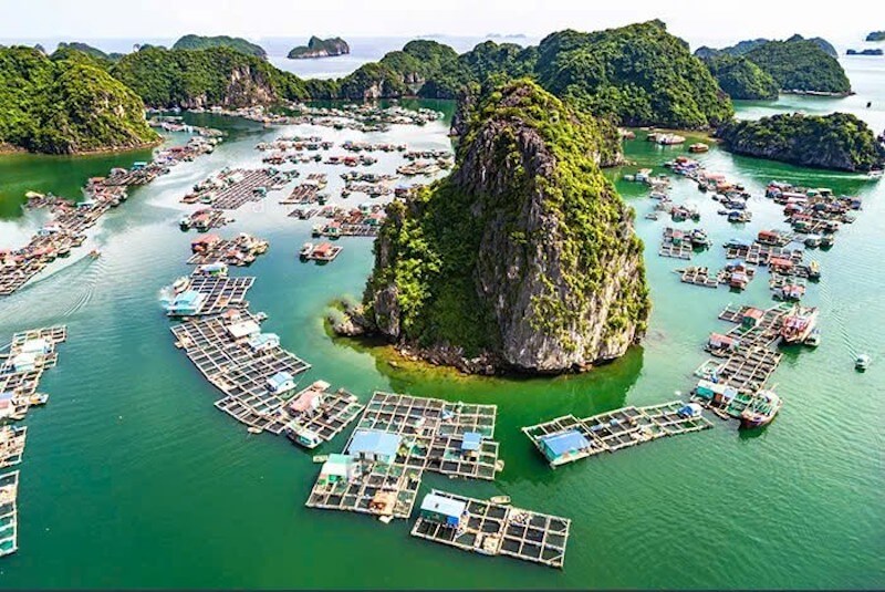 Cửa Vạn Floating village 7