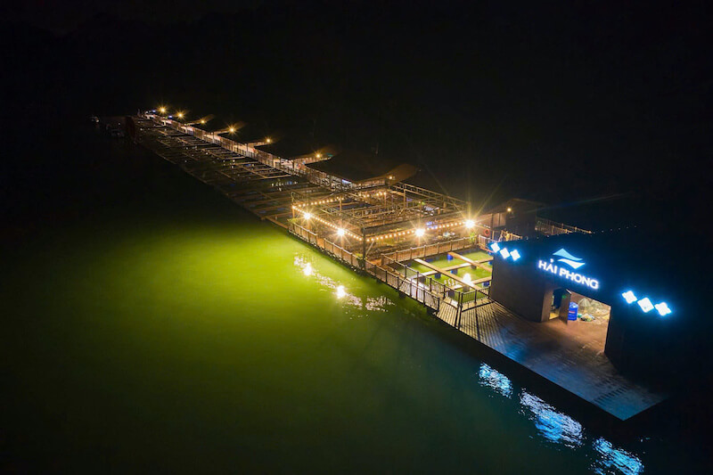 Lan Ha Bay at night