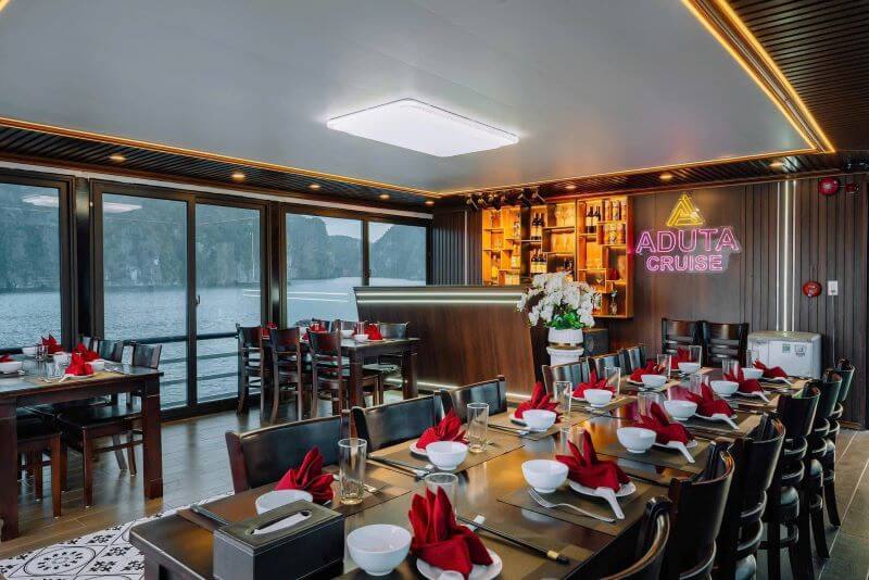 Restaurant on boat