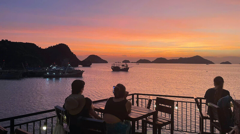 Sunset from Lepont Bungalow 