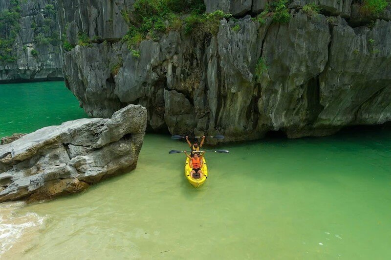 Kayaking on Lan Ha Bay