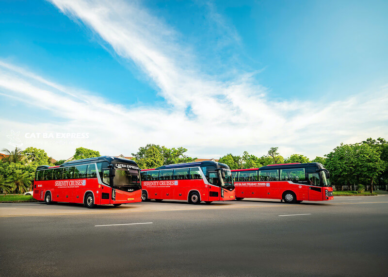 Hanoi - Cat Ba shutlle bus
