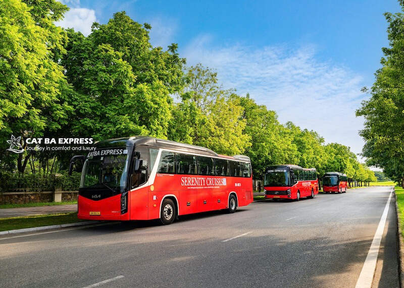 Hanoi = Cat Ba shuttle bus