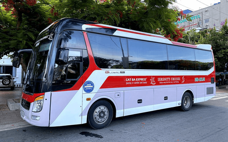 Bus to Cat Ba from Hanoi