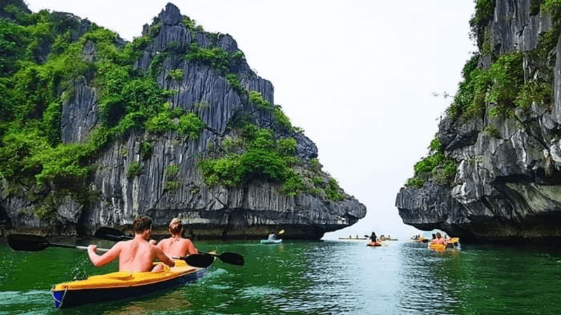 Kayak at Dark & Bright cave