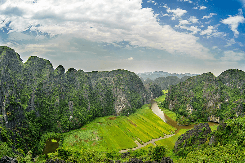 viewpoint at Mua Cave