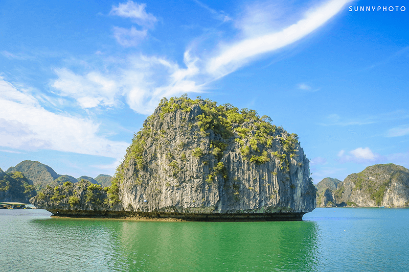 Turtle island in Lan Ha Bay